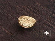 Corn Knob  1 1/2" (38mm) - Polished Brass - New York Hardware Online