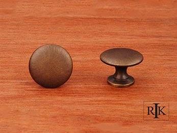 Flat Face Knob 1 1/4" (32mm) - Antique English - New York Hardware Online