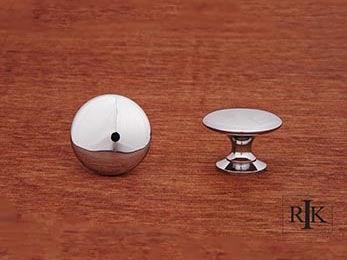 Flat Face Knob 1 1/4" (32mm) - Chrome - New York Hardware Online