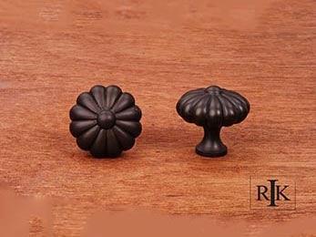 Melon Knob 1 1/2" (38mm) - Oil Rubbed Bronze - New York Hardware Online