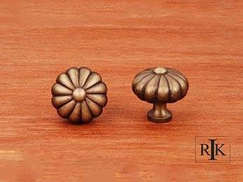 Melon Knob 1 1/4" (32mm) - Antique English - New York Hardware Online