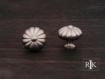 Melon Knob 1 1/4" (32mm) - Pewter - New York Hardware Online