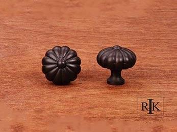Melon Knob 1 1/4" (32mm) - Oil Rubbed Bronze - New York Hardware Online