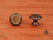 Octagonal Knob 1 1/4" (32mm) - Antique English - New York Hardware Online