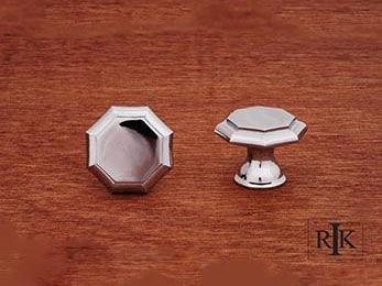 Octagonal Knob 1 1/4" (32mm) - Chrome - New York Hardware Online