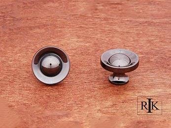 French Contoured Knob  1 1/4" (32mm) - Black Nickel - New York Hardware Online