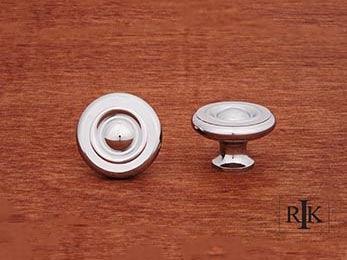 Solid Georgian Knob 1 1/2" (38mm) - Chrome - New York Hardware