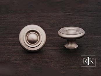Solid Georgian Knob 1 1/2" (38mm) - Pewter - New York Hardware