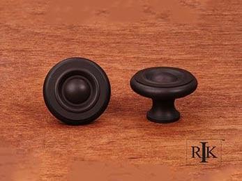 Solid Georgian Knob 1 1/2" (38mm) - Oil Rubbed Bronze - New York Hardware