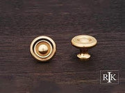 Solid Georgian Knob 1 1/4" (32mm) - Polished Brass - New York Hardware