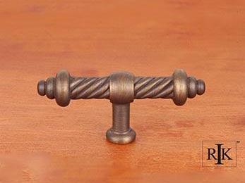 Large Twisted Knob 3 3/4" (95mm) - Antique English - New York Hardware Online
