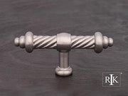 Large Twisted Knob 3 3/4" (95mm) - Pewter - New York Hardware Online