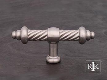 Large Twisted Knob 3 3/4" (95mm) - Pewter - New York Hardware Online