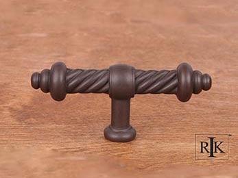 Large Twisted Knob 3 3/4" (95mm) - Oil Rubbed Bronze - New York Hardware Online