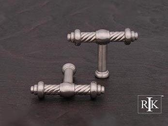 Small Twisted Knob 2" (51mm) - Pewter - New York Hardware