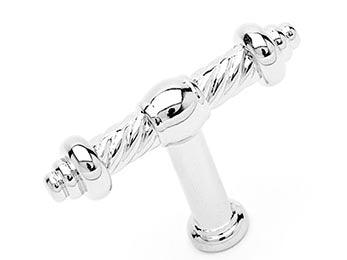 Small Twisted Knob 2" (51mm) - Polished Nickel - New York Hardware