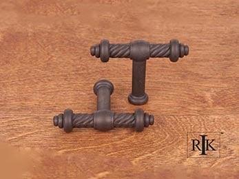 Small Twisted Knob 2" (51mm) - Oil Rubbed Bronze - New York Hardware