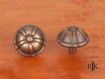Large Petal Knob 1 1/2" (38mm) - Antique English - New York Hardware Online