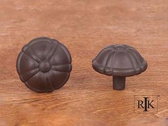 Large Petal Knob 1 1/2" (38mm) - Oil Rubbed Bronze - New York Hardware Online