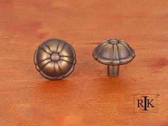 Small Petal Knob 1 1/4" (32mm) - Antique English - New York Hardware