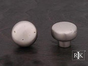 Distressed Heavy Circular Knob 1 3/8" (35mm) - Pewter - New York Hardware Online