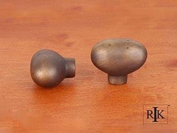 Distressed Heavy Egg Knob 1 13/16" (46mm) - Antique English - New York Hardware Online