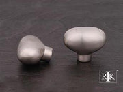 Distressed Heavy Egg Knob 1 13/16" (46mm) - Pewter - New York Hardware Online