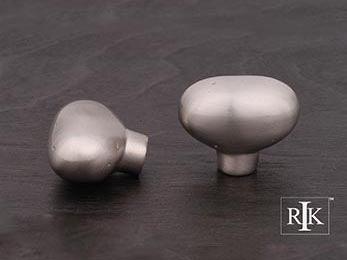 Distressed Heavy Egg Knob 1 13/16" (46mm) - Pewter - New York Hardware Online