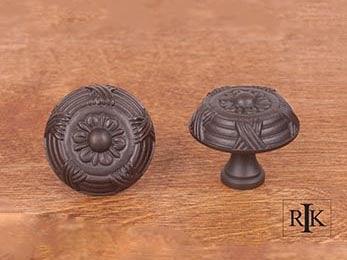 Large Crosses and Petals Knob 1 1/2" (38mm) - Oil Rubbed Bronze - New York Hardware Online
