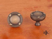 Lines and Crosses Knob 1 1/4" (32mm) - Antique English - New York Hardware Online