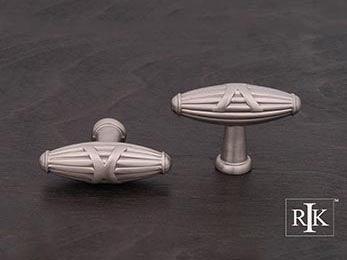 Large Crossed Indian Drum Knob 2 1/4" (57mm) - Pewter - New York Hardware Online