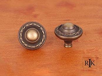 Big Deco-Leaf Edge Knob 1 1/2" (38mm) - New York Hardware Online