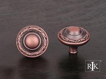 Big Deco-Leaf Edge Knob 1 1/2" (38mm) - New York Hardware Online