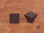 Small Contemporary Square Knob 7/8" (22mm) - Oil Rubbed Bronze - New York Hardware