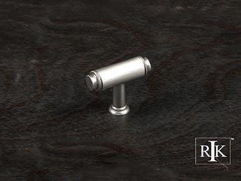 Large Cylinder Knob 1 13/16" (46mm) - Pewter - New York Hardware Online