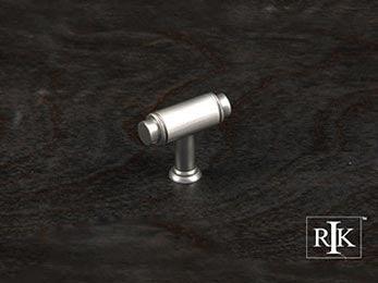 Small Cylinder Knob 1 5/8" (41mm) - Pewter - New York Hardware