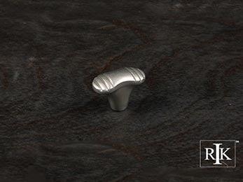 Large Ridges @ Edge Knob 1 1/2" (38mm) - Pewter - New York Hardware Online