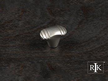 Small Ridges @ Edge Knob 1 1/4" (32mm) - Pewter - New York Hardware