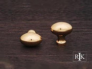 Football Knob 1 5/16" (33mm) - Polished Brass - New York Hardware Online