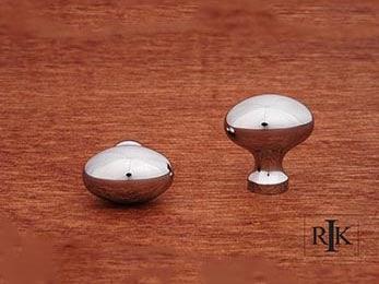 Football Knob 1 5/16" (33mm) - Chrome - New York Hardware Online