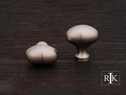 Oval Knob 1 3/8" (35mm) - Pewter - New York Hardware Online