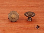 Truncated Edge Knob  1 1/2" (38mm) - Antique English - New York Hardware
