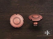 Truncated Edge Knob  1 1/2" (38mm) - Distressed Copper - New York Hardware