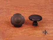 Truncated Edge Knob  1 1/2" (38mm) - Oil Rubbed Bronze - New York Hardware