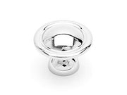 Smooth Dome Knob 1 1/4" (32mm) - Polished Nickel - New York Hardware