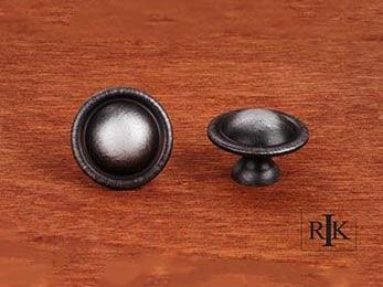 Smooth Dome Knob 1 1/2" (38mm) - Distressed Nickel - New York Hardware