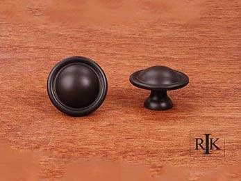 Smooth Dome Knob 1 1/2" (38mm) - Oil Rubbed Bronze - New York Hardware