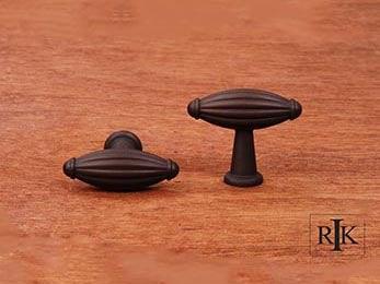 Small Indian Drum Knob  1 3/4" (44mm) - Oil Rubbed Bronze - New York Hardware