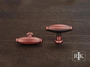 Large Indian Drum Knob 2 1/4" (57mm) - Distressed Copper - New York Hardware Online