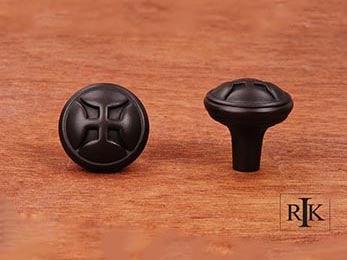 Solid Four Petal Knob 1 1/4" (32mm) - Oil Rubbed Bronze - New York Hardware